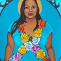 Santa Lucia ©2011 Acrylic on 3' x 5' canvas banner